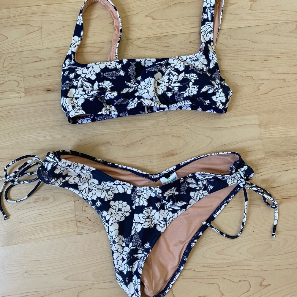 J. Crew Re-Imagined Bikini Top and bottom